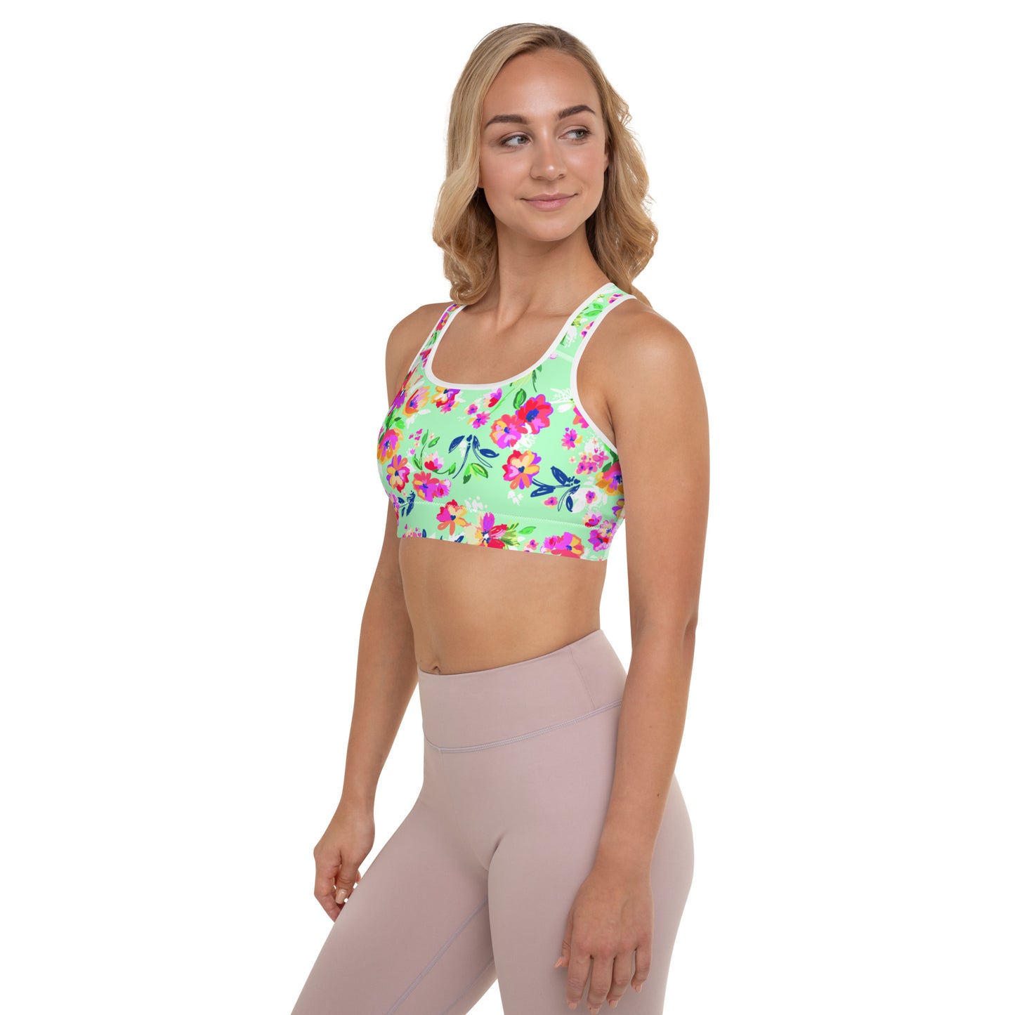 Fiorellini - Reggiseno Sportivo Imbottito