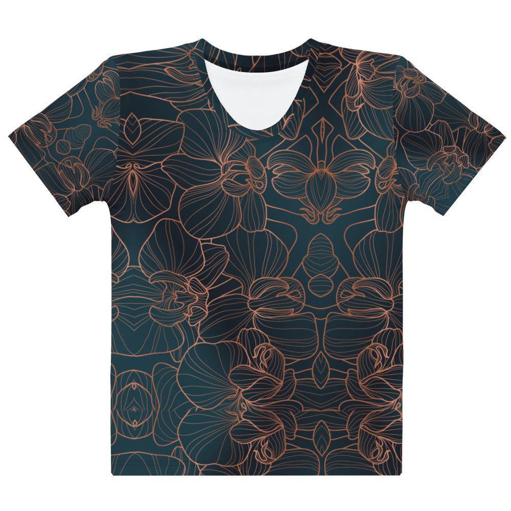 Orchidea T-Shirt Girocollo Donna