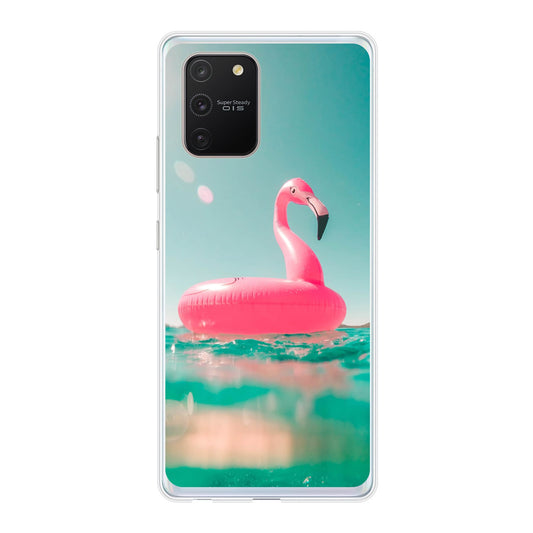 Samsung Galaxy S10 Lite Cover Morbida Trasparente -Stampa sul Retro -