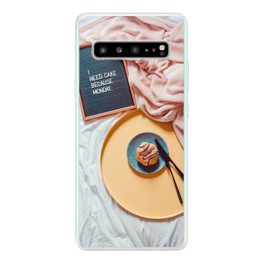 Samsung Galaxy S10 5G Cover Morbida Trasparente -Stampa sul Retro -