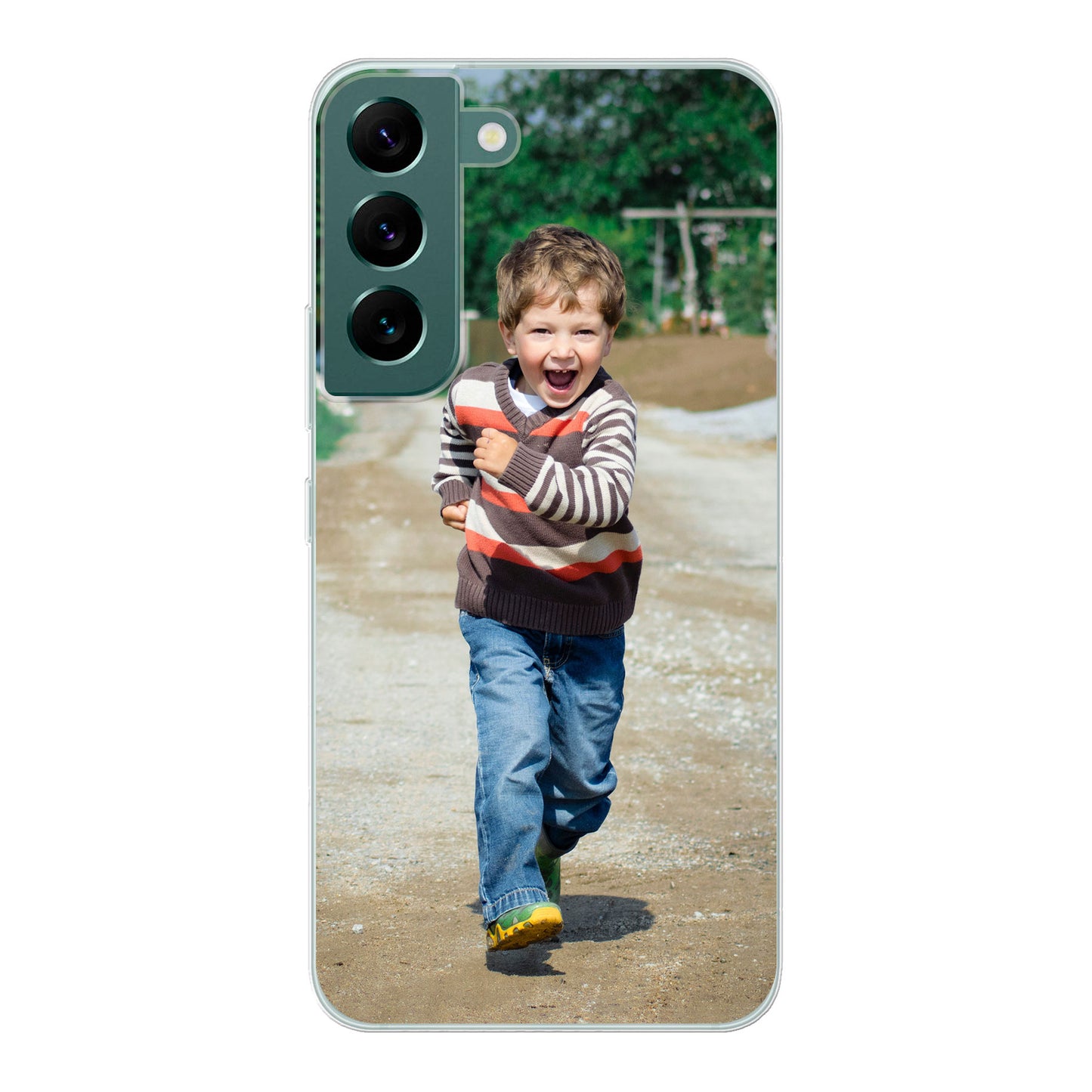 Samsung Galaxy S22 Cover Morbida Trasparente -Stampa sul Retro -