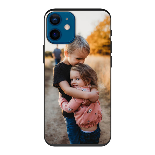 Apple iPhone 12 mini Biodegradable case (back printed, black)