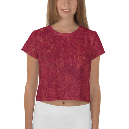 Rosso Pompei - Crop Tee -