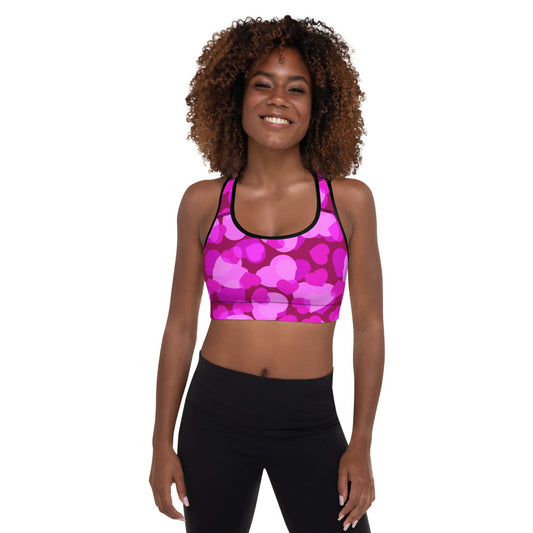 Cuoricini - Reggiseno Sportivo Imbottito -