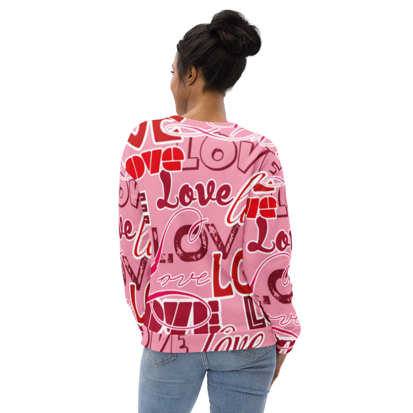 Love Rosa - Felpa Unisex Girocollo -