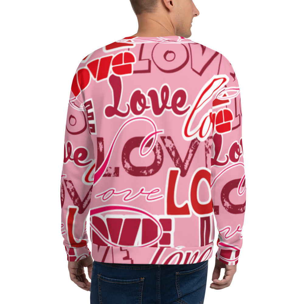 Love Rosa - Felpa Unisex Girocollo -