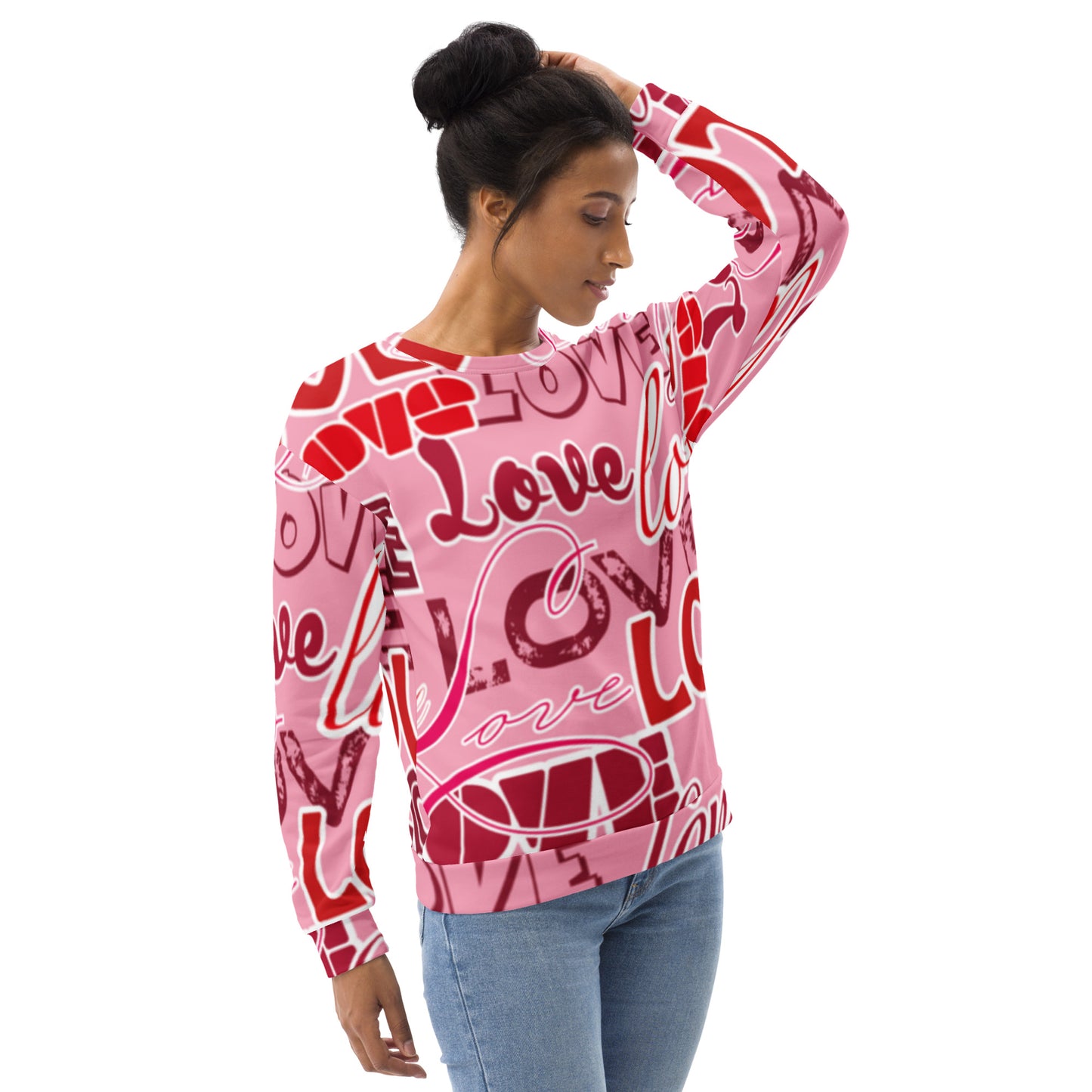 Love Rosa - Felpa Unisex Girocollo -