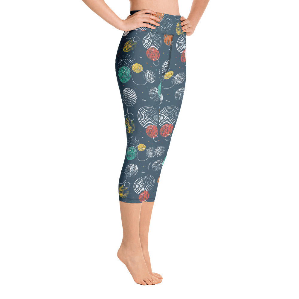 Universo - Yoga Capri Leggings -