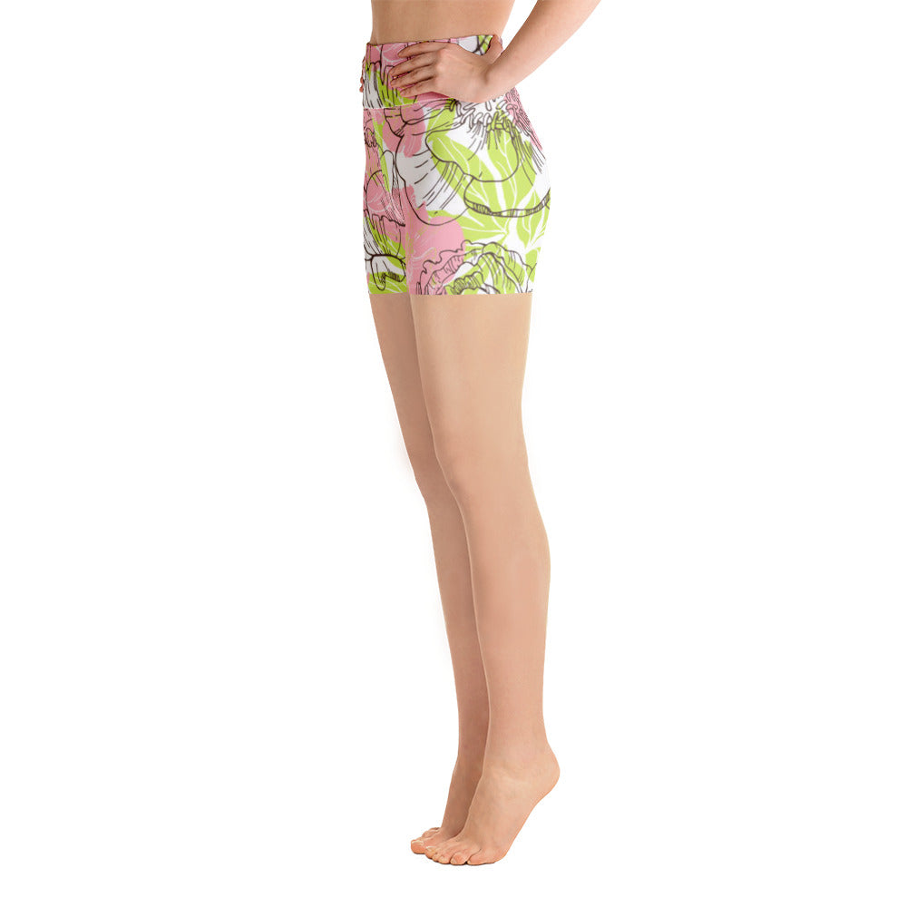 Fantasia di Fiori - Yoga Shorts -