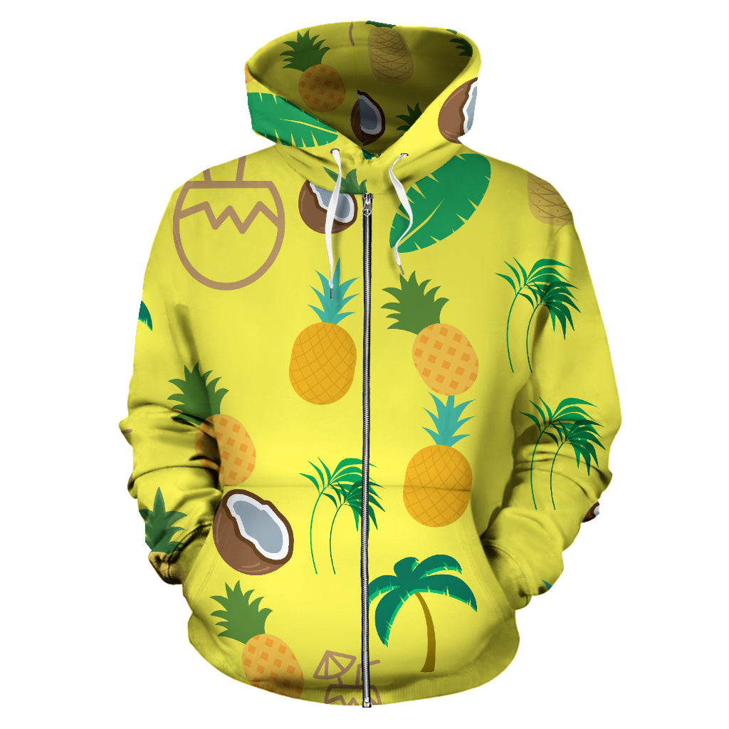 Pina Colada - Felpa Unisex con Cappuccio e Zip -