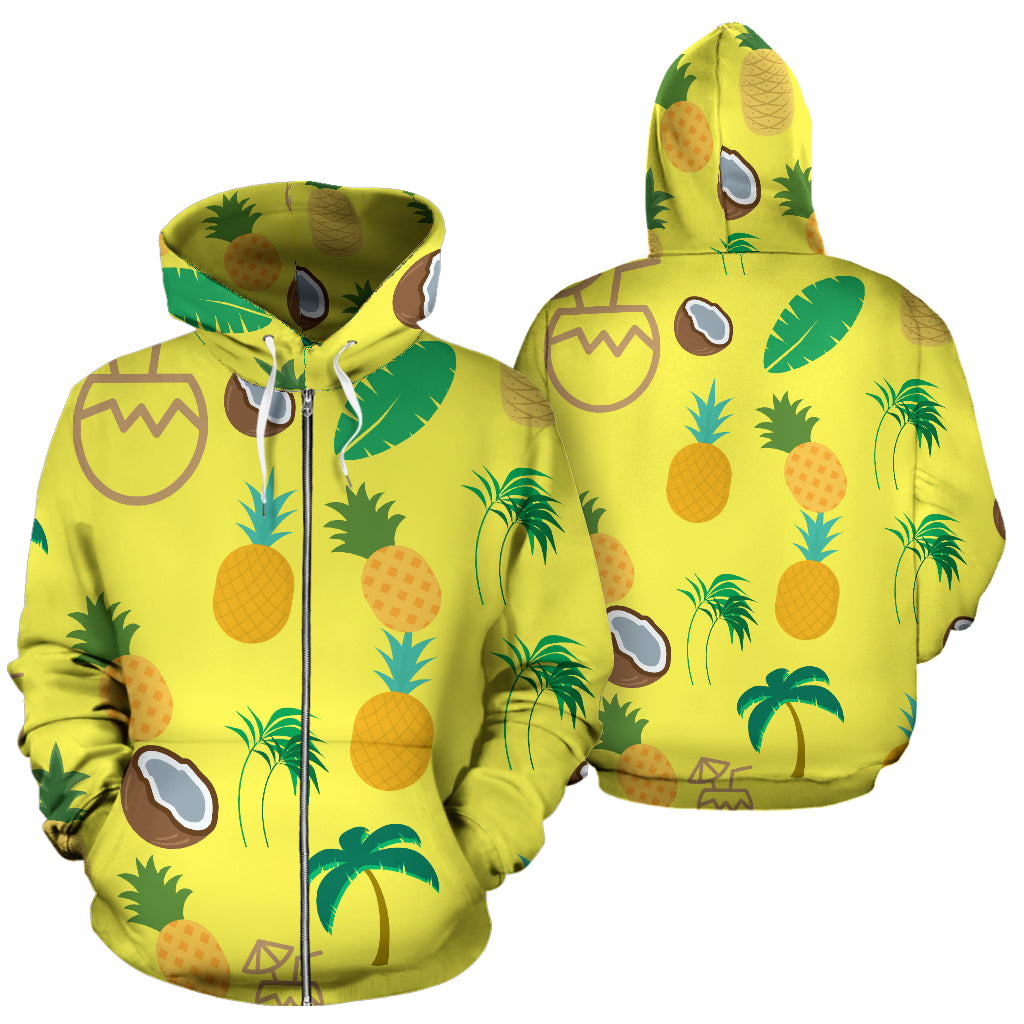 Pina Colada - Felpa Unisex con Cappuccio e Zip -