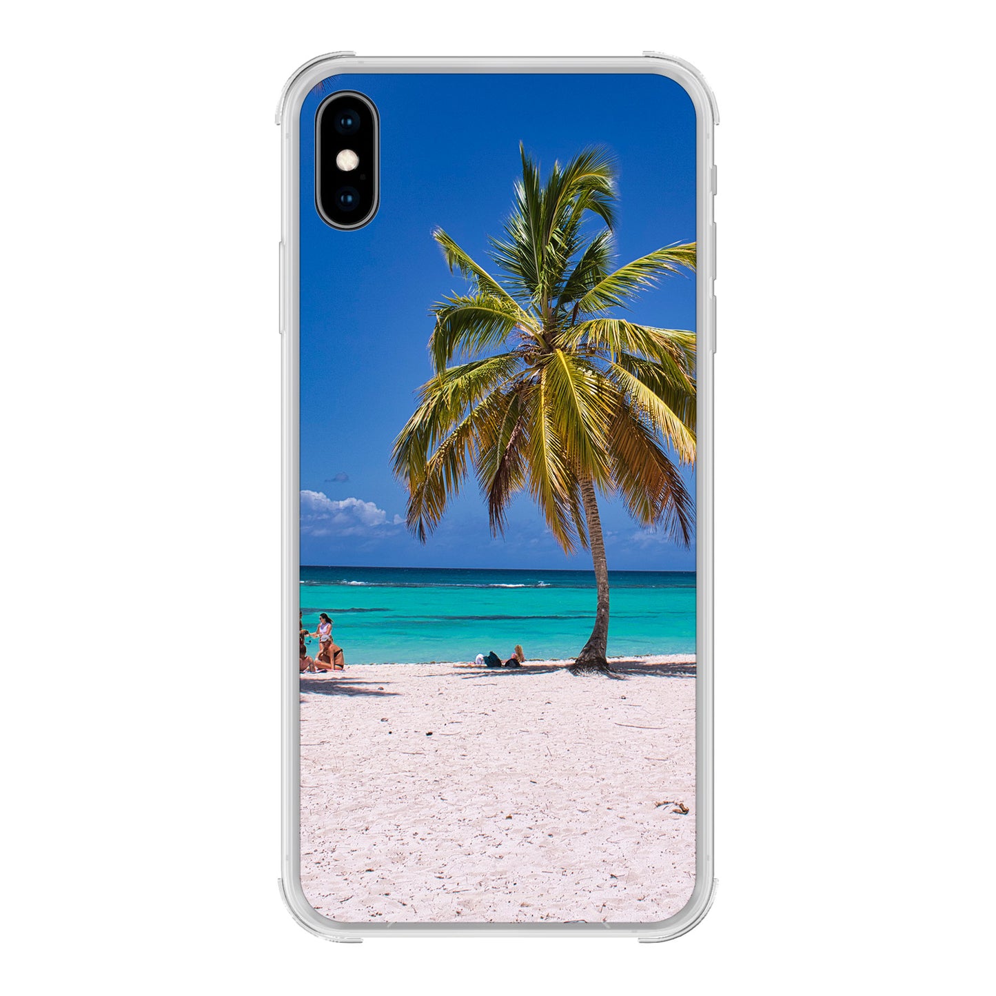 Apple iPhone X / Xs Bumper case (back printed, transparent)