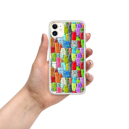 Gatti Colorati - Cover iPhone -