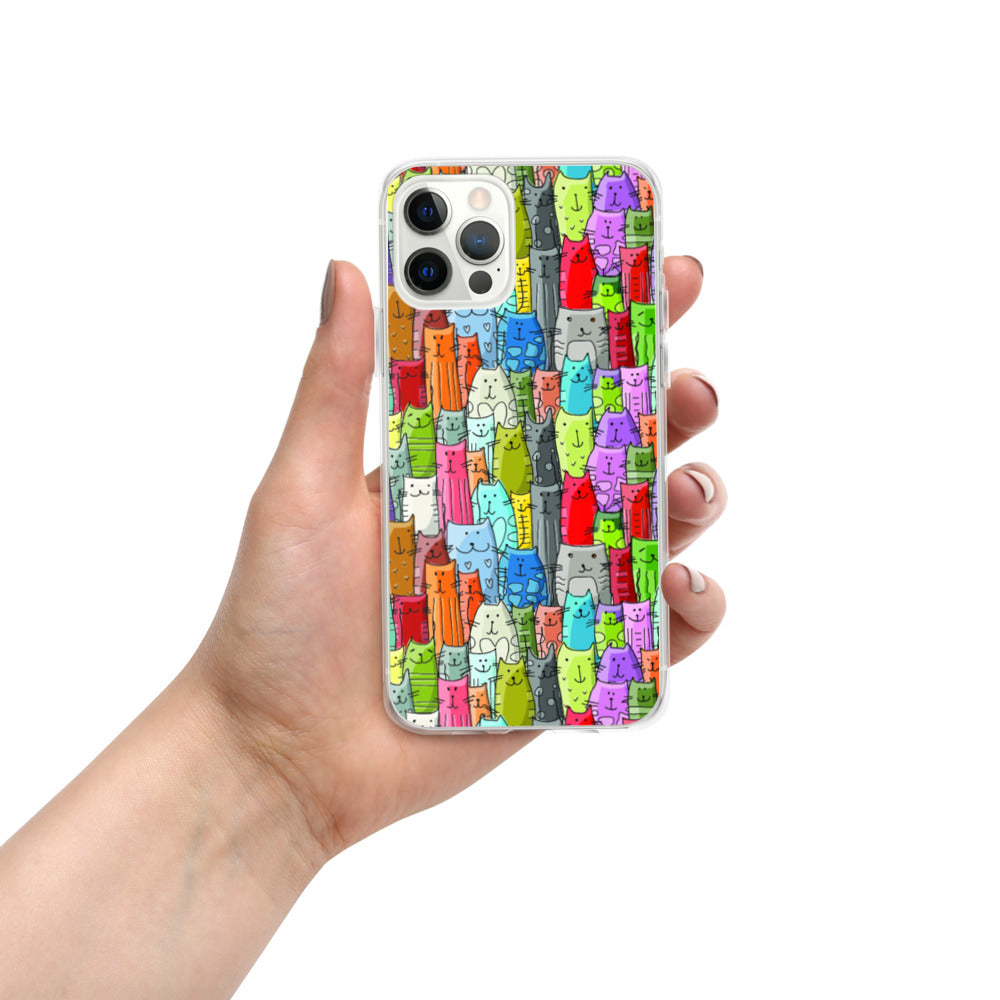 Gatti Colorati - Cover iPhone -