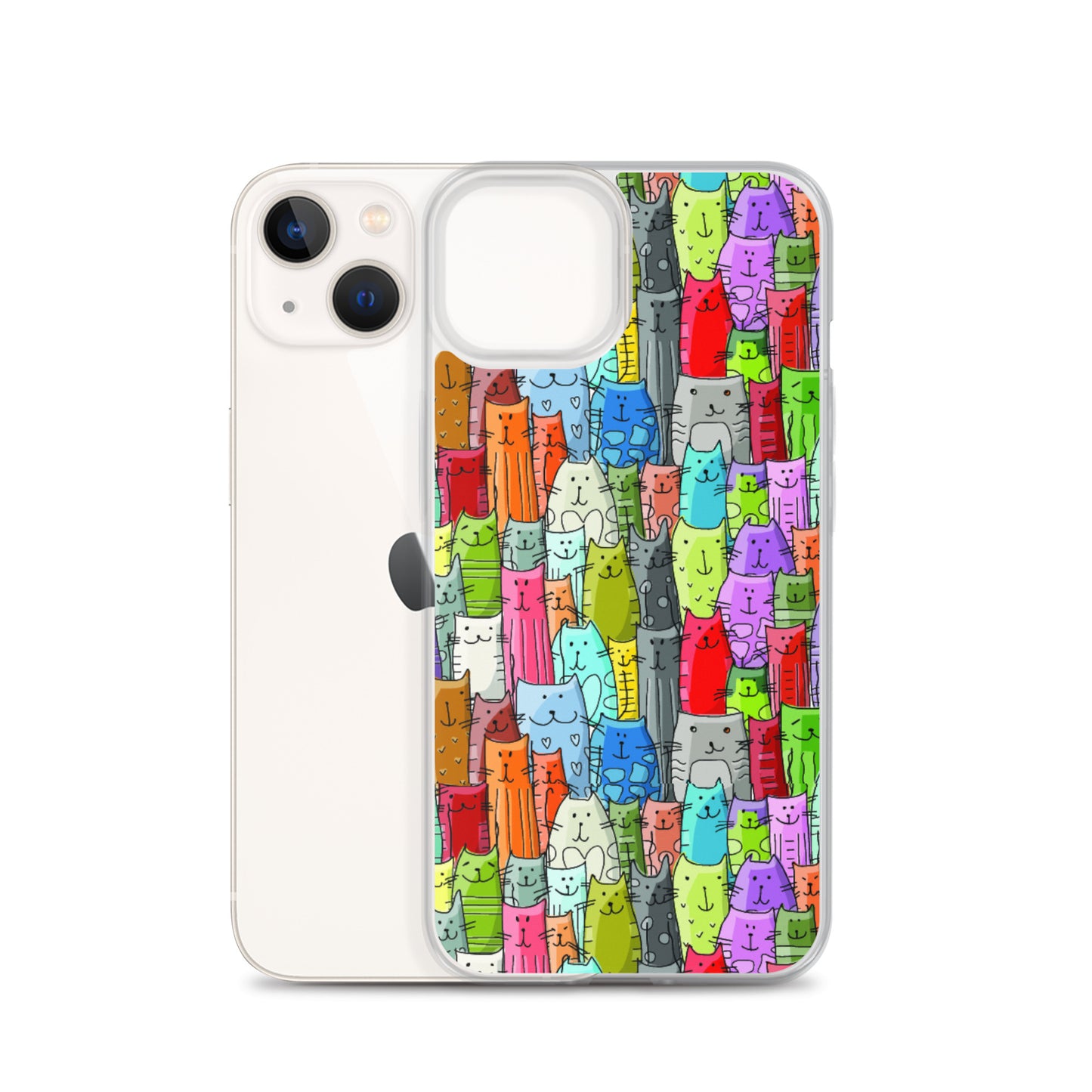 Gatti Colorati - Cover iPhone -