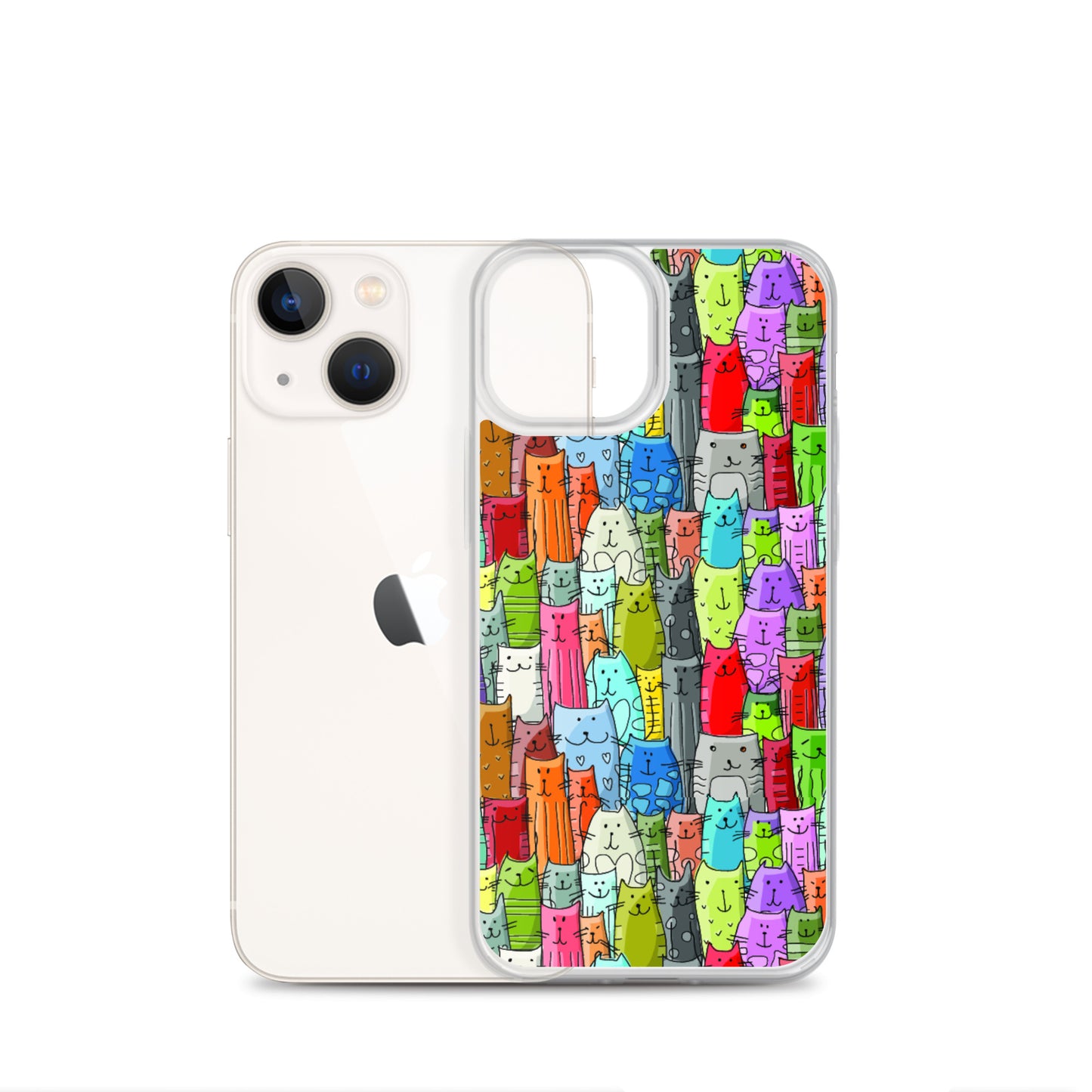 Gatti Colorati - Cover iPhone -