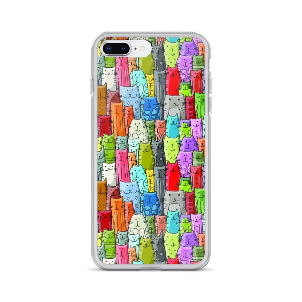 Gatti Colorati - Cover iPhone -