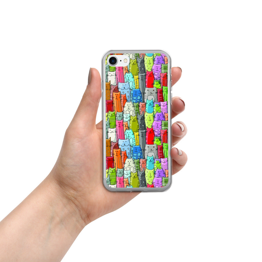 Gatti Colorati - Cover iPhone -