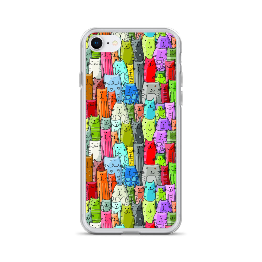 Gatti Colorati - Cover iPhone -