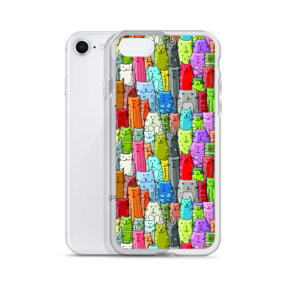 Gatti Colorati - Cover iPhone -