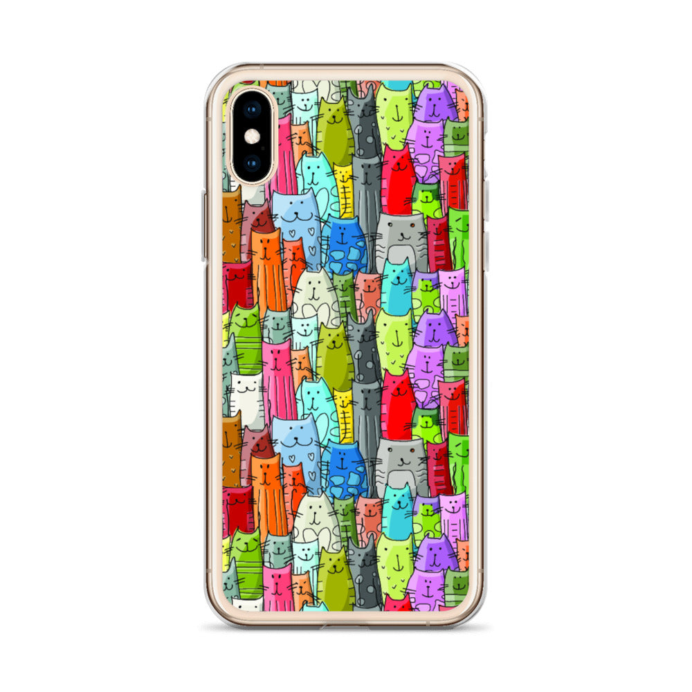 Gatti Colorati - Cover iPhone -