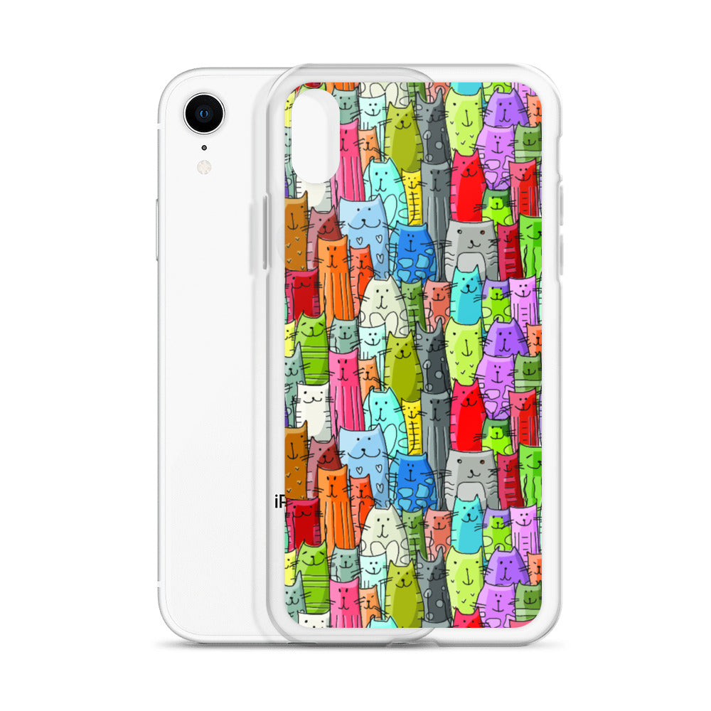 Gatti Colorati - Cover iPhone -