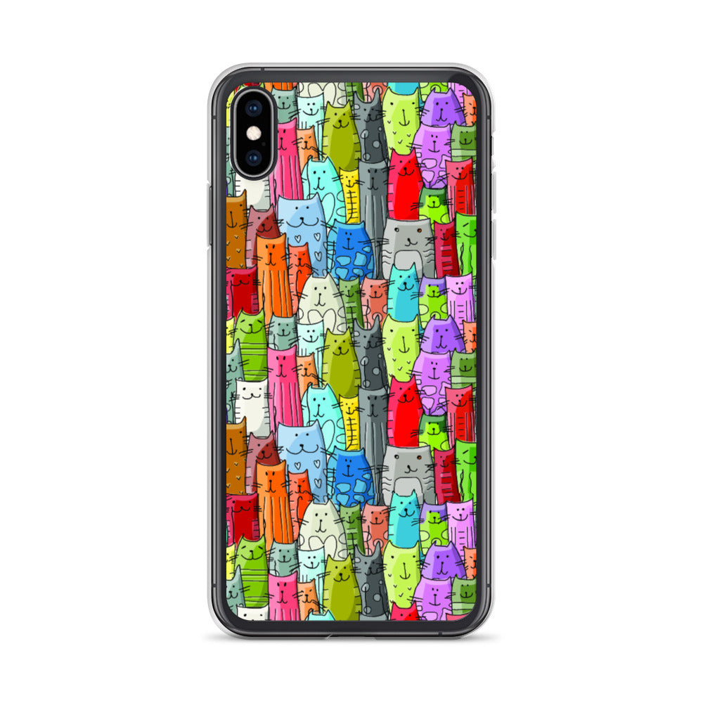 Gatti Colorati - Cover iPhone -