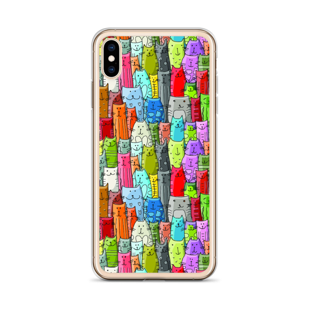 Gatti Colorati - Cover iPhone -