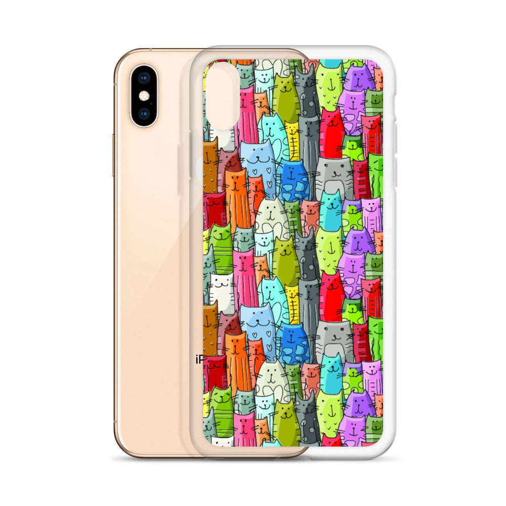 Gatti Colorati - Cover iPhone -